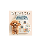 癒しのかわいいトイプードル（個別スタンプ：20）
