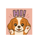 キャバリア可愛い（個別スタンプ：6）
