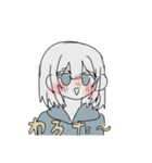 猫好きぱーかーの1日（個別スタンプ：17）