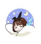 栗山莉緒のくりくりバニーちゃんスタンプ♡（個別スタンプ：10）