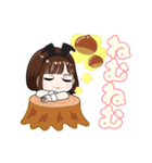 栗山莉緒のくりくりバニーちゃんスタンプ♡（個別スタンプ：11）