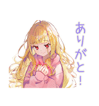 パーカーの女の子のカワイイ日常（個別スタンプ：3）