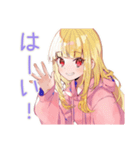パーカーの女の子のカワイイ日常（個別スタンプ：12）