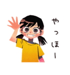 子ども（女の子）のはじめてのおつかい（個別スタンプ：2）