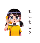 子ども（女の子）のはじめてのおつかい（個別スタンプ：20）