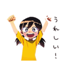 子ども（女の子）のはじめてのおつかい（個別スタンプ：34）
