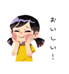 子ども（女の子）のはじめてのおつかい（個別スタンプ：35）