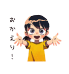 子ども（女の子）のはじめてのおつかい（個別スタンプ：38）