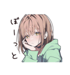 ゆるパーカーちゃんの夏（個別スタンプ：11）