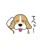 ビーグル犬「ピノ」（改）（個別スタンプ：3）