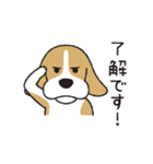 ビーグル犬「ピノ」（改）（個別スタンプ：14）