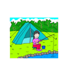 娘たちの夏のスタンプ（個別スタンプ：3）