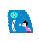 娘たちの夏のスタンプ（個別スタンプ：8）