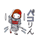 ひま子ちゃん689大人女子夏ですねスタンプ（個別スタンプ：28）