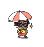 おかっぱちゃん❤夏（個別スタンプ：10）
