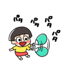 おかっぱちゃん❤夏（個別スタンプ：13）