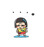 おかっぱちゃん❤夏（個別スタンプ：26）