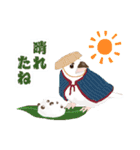 ジュウシマツ！雨のスタンプ（個別スタンプ：7）