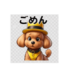 プードルイエーロー（個別スタンプ：3）