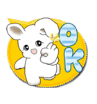 うさぎさん 2025 「カラフルな吹き出し」（個別スタンプ：3）