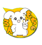 うさぎさん 2025 「カラフルな吹き出し」（個別スタンプ：8）