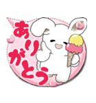 うさぎさん 2025 「カラフルな吹き出し」（個別スタンプ：12）