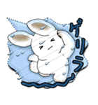 うさぎさん 2025 「カラフルな吹き出し」（個別スタンプ：30）
