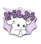 うさぎさん 2025 「カラフルな吹き出し」（個別スタンプ：34）