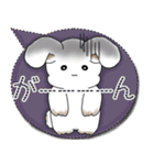 うさぎさん 2025 「カラフルな吹き出し」（個別スタンプ：38）