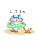 夏と日常ねこ（個別スタンプ：8）