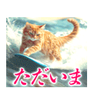 サーフ猫（個別スタンプ：35）