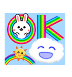 毎日のお天気ウサギ☆飛び出す！ 修正版（個別スタンプ：22）