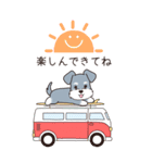 『シュナウザー』夏のごあいさつ（個別スタンプ：29）