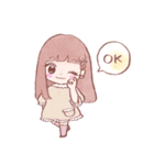 使いやすい❤️女の子のスタンプ（個別スタンプ：2）