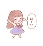 使いやすい❤️女の子のスタンプ（個別スタンプ：3）