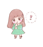 使いやすい❤️女の子のスタンプ（個別スタンプ：14）
