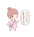 使いやすい❤️女の子のスタンプ（個別スタンプ：18）