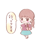 使いやすい❤️女の子のスタンプ（個別スタンプ：19）