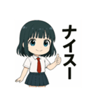 美少女スタンプシリーズ（個別スタンプ：6）