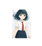 美少女スタンプシリーズ（個別スタンプ：8）