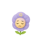 花ぽよのアサちゃん（やさしい気持ち）（個別スタンプ：4）