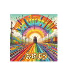 鉛筆鉄道（個別スタンプ：1）