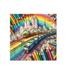 鉛筆鉄道（個別スタンプ：5）