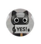 黒猫カプセルトイ（個別スタンプ：1）