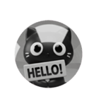 黒猫カプセルトイ（個別スタンプ：2）