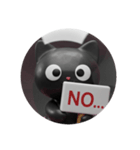 黒猫カプセルトイ（個別スタンプ：8）