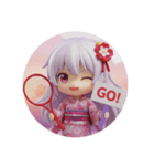 テニスみなみちゃんカプセルトイ（個別スタンプ：8）