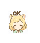猫耳の日常（個別スタンプ：8）