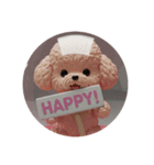 トイプードルカプセルトイ（個別スタンプ：6）