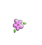 ちょっと艶めく花のスタンプ（個別スタンプ：4）
